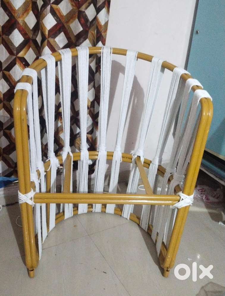 Metal plus size chair with thread weaning - Sofa & Dining - 1820729429