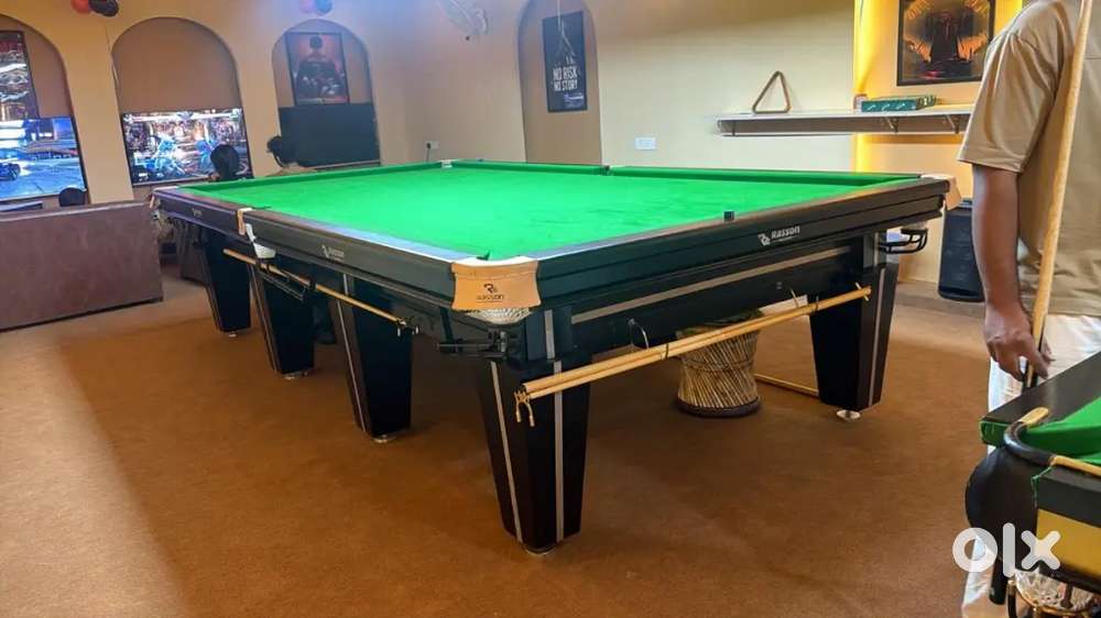Snooker and pool table available