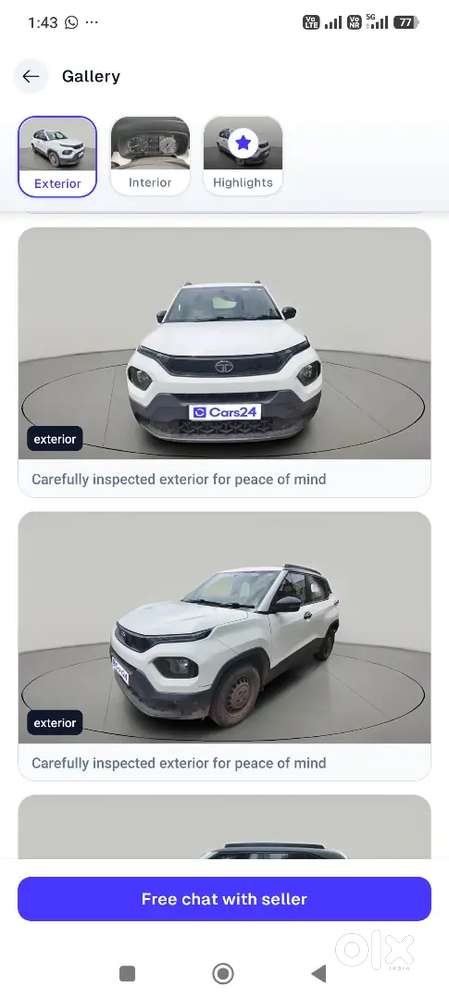 Tata Punch Dec  2021 Pure Manual Cng