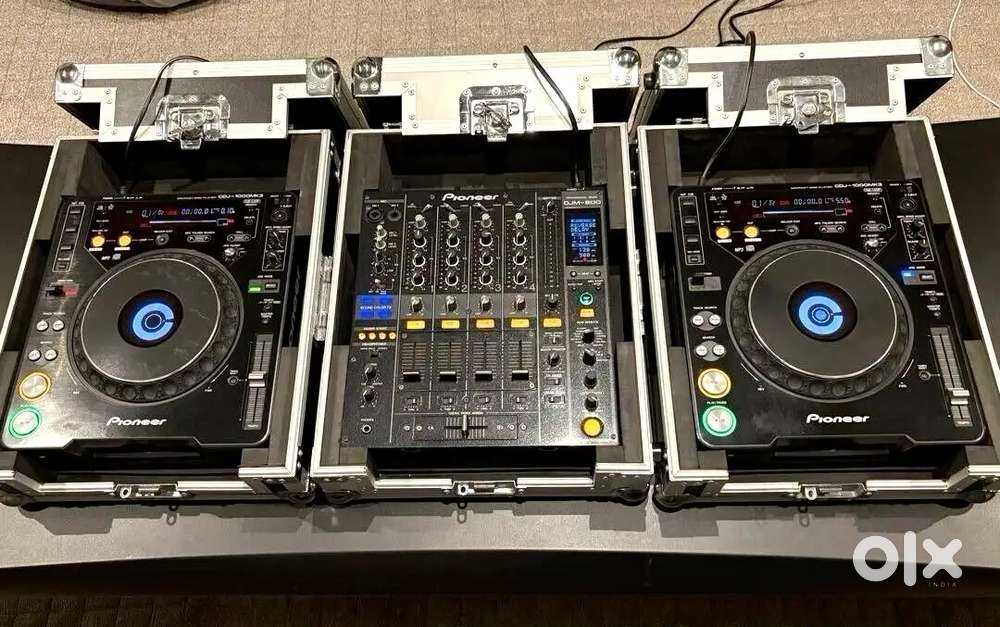 Pioneer DJM-800, CDJ-1000MK3 x 2 units, operation confirmed