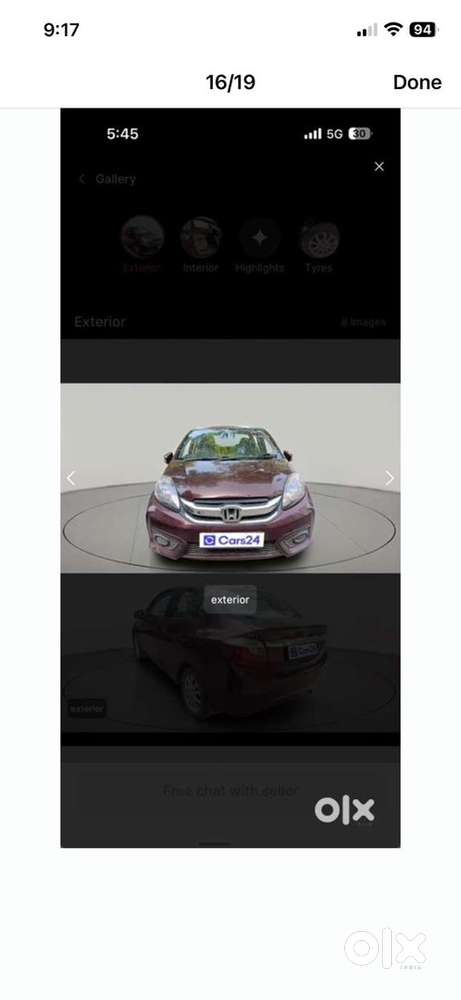 Honda Amaze Petrol 2016