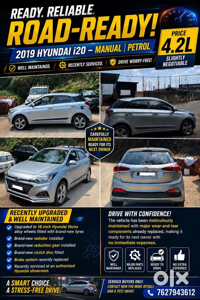 Hyundai Elite I20 2019 Model Year