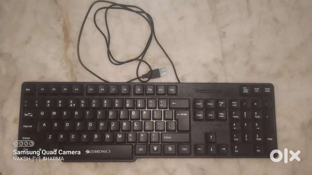 Zebronics Wired USB Keyboard  Good Condition