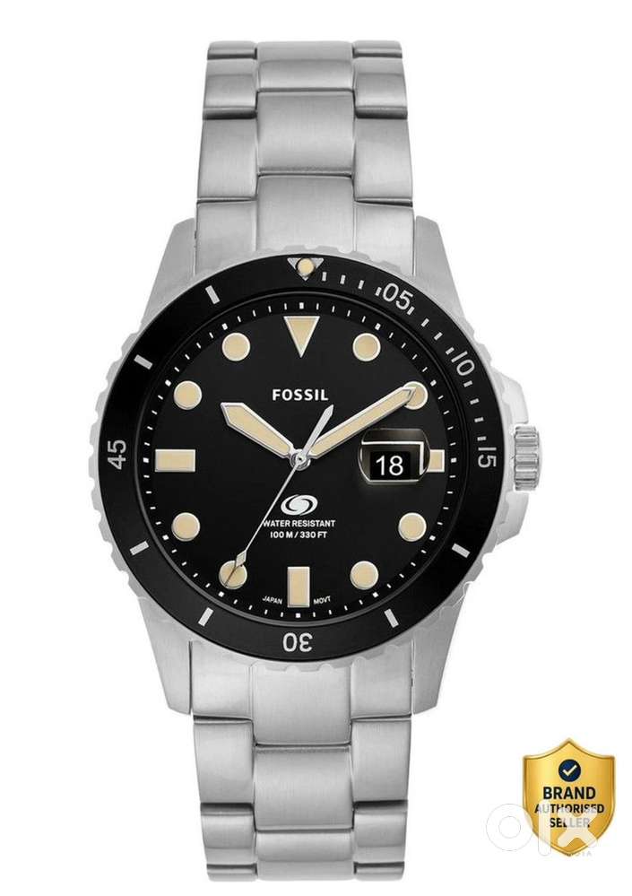 Fossil Analog Black Dial Men's Watch-Fs6032 - Stainless Steel