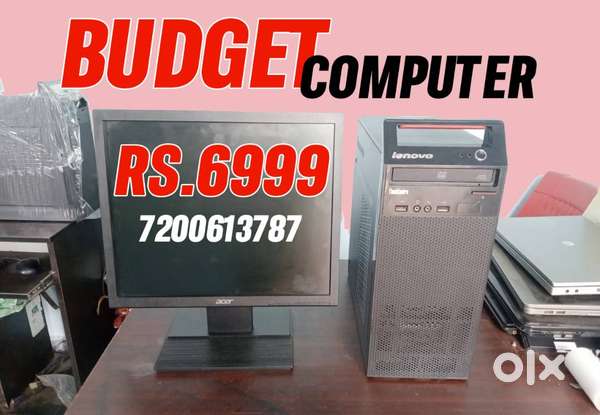 DESKTOP CPU  COMPUTER  LENOVO i 4th GEN  monitor