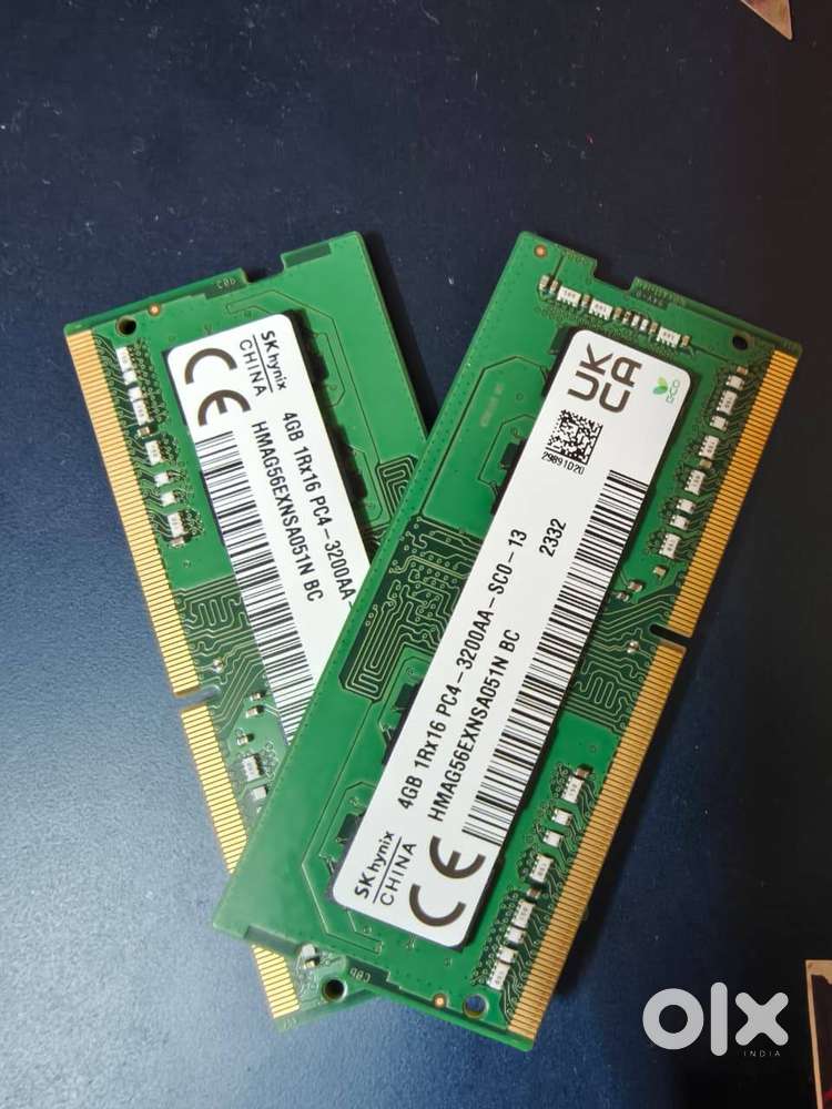 8 GB RAM (4X4) DDR4 CL22 3200MHz
