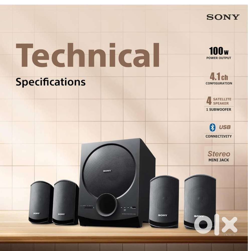 Sony D100 Sony Home Theatre 100w Sony SA-D100 All In One Home