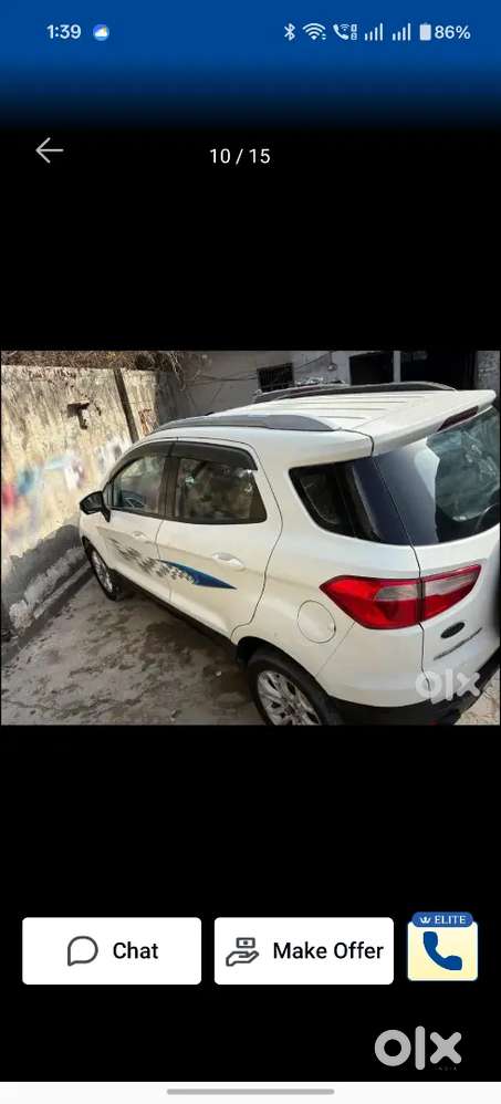 Ford Ecosport 2014 Petrol 1.80lakh Se Kam Nahi Hoga