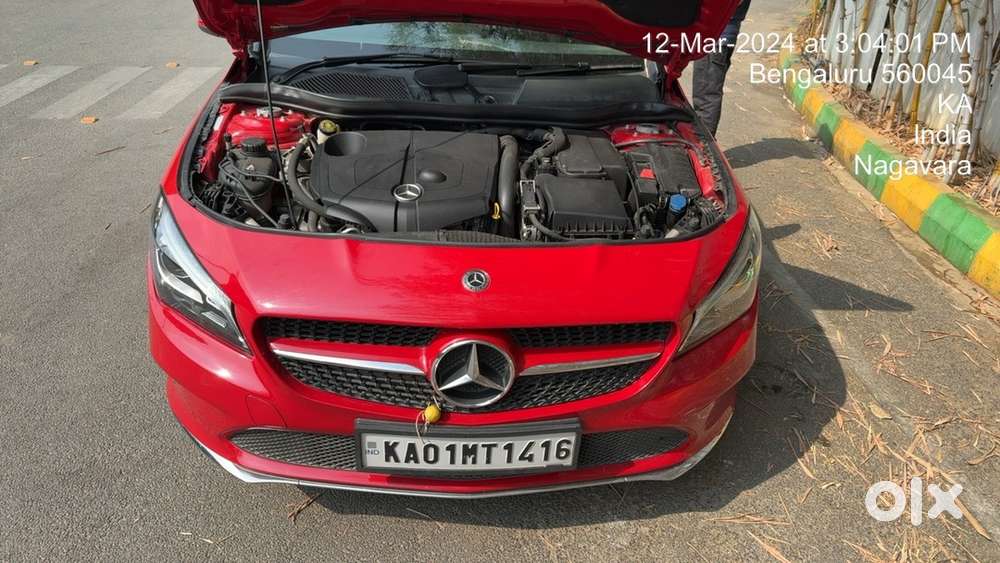 Mercedes-benz Cla Diesel 200 D Sport 2019 Jupiter Red Colour