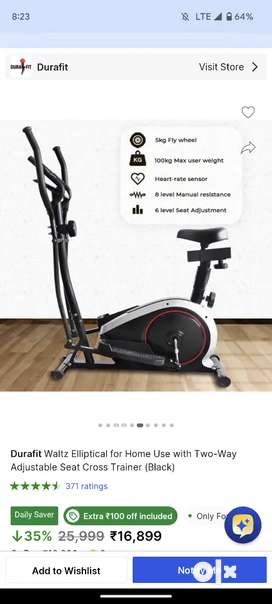 Durafit waltz elliptical cross trainer hotsell