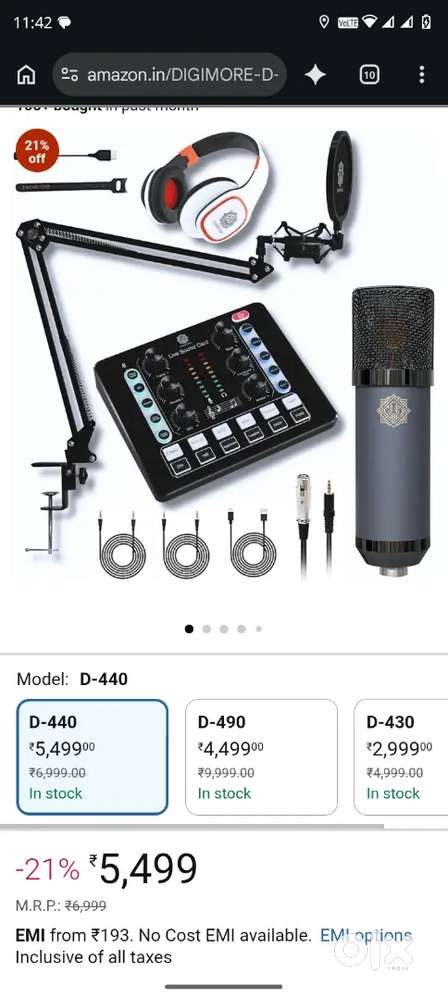 Live sound card sell