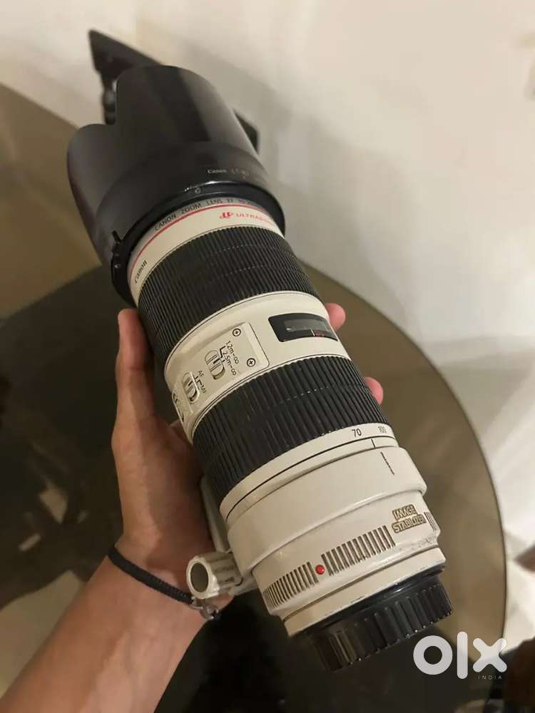 Canon 5D mark with 24,105 lens 70x200 telly lens Cameras