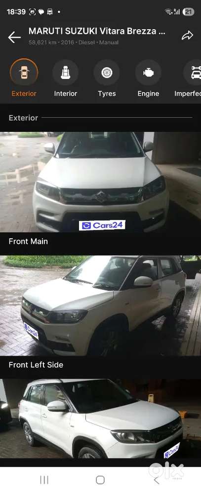 Maruti Suzuki Brezza Zdi Plus 2016