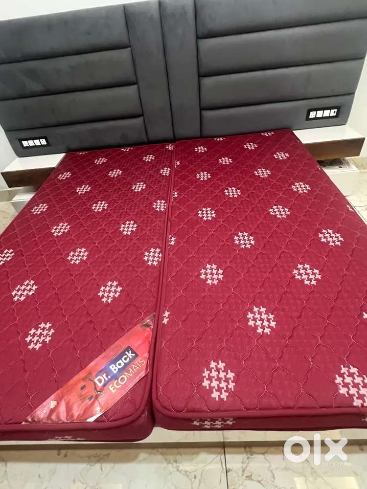 Dr. Back Ecomats Double Bed Mattress - King Size (2 Single Piece)