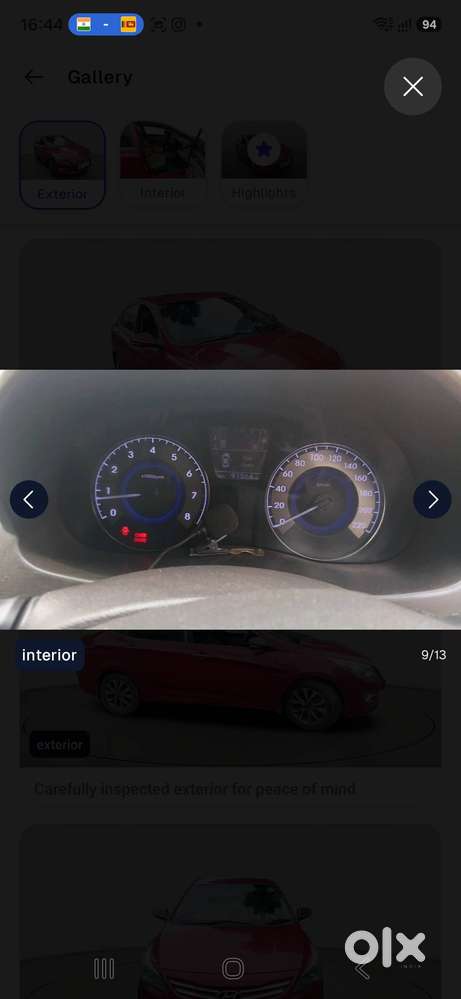 Hyundai Verna 2015 Cng + Petrol