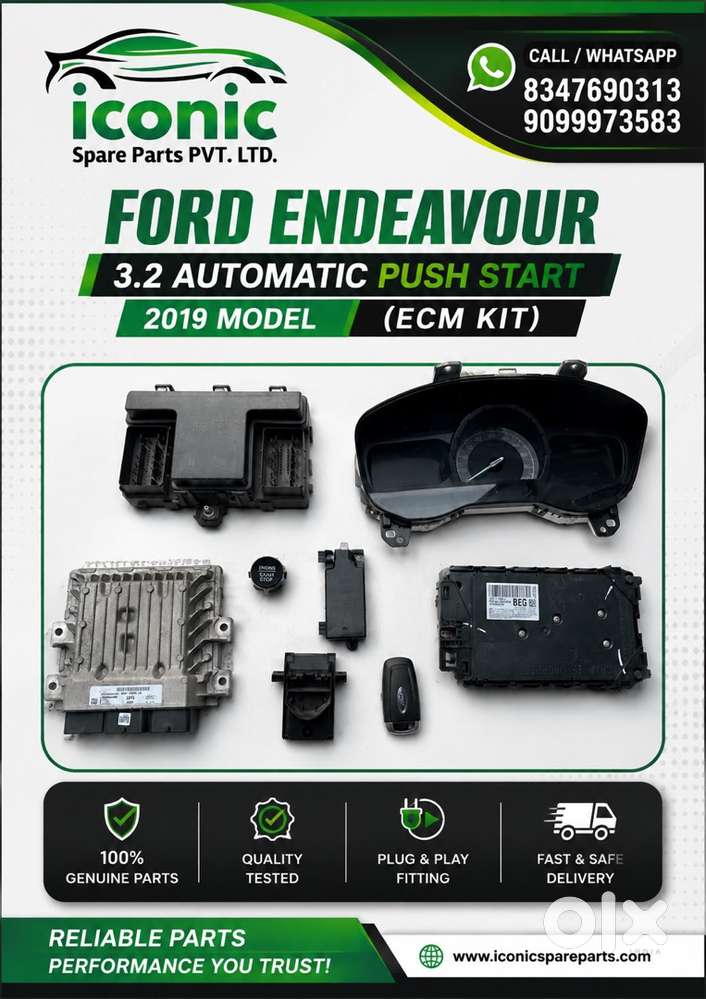 Ford Endeavour 3.2 Automatic (2019 Model) Complete Push Start ECM Kit