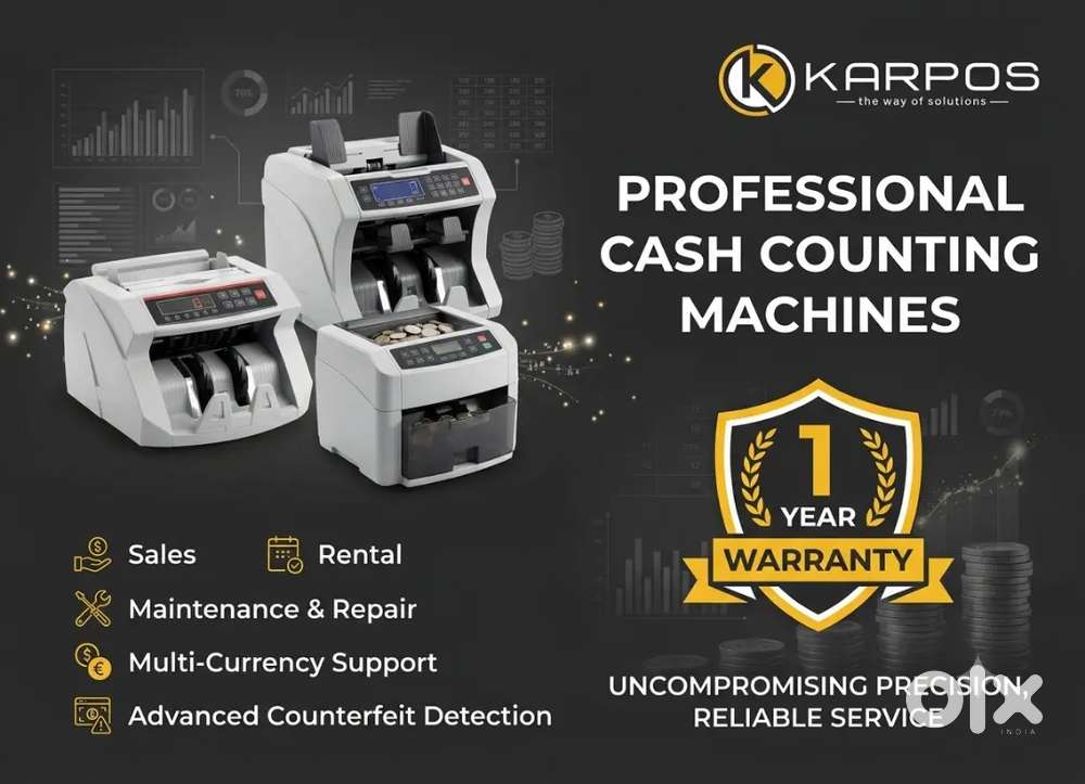 Cash counting machines sales and services