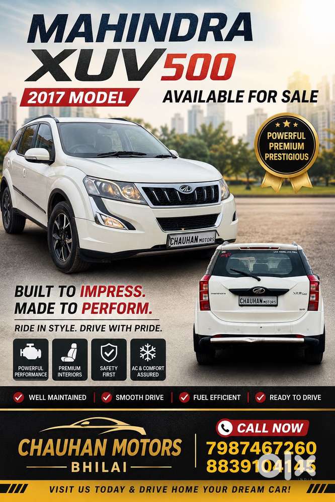 Mahindra Xuv500 W6 1.99 Mhawk, 2017, Diesel