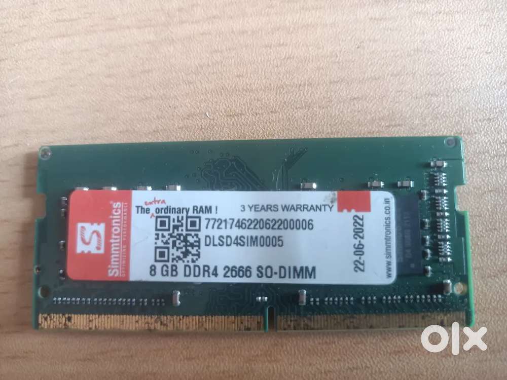 Simmtronics 8GB DDR4 Laptop RAM | SO-DIMM | Fully Working
