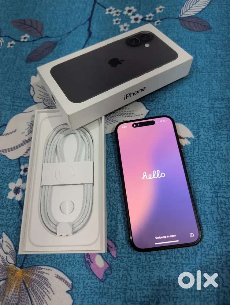 iPhone 16 128 GB mat black