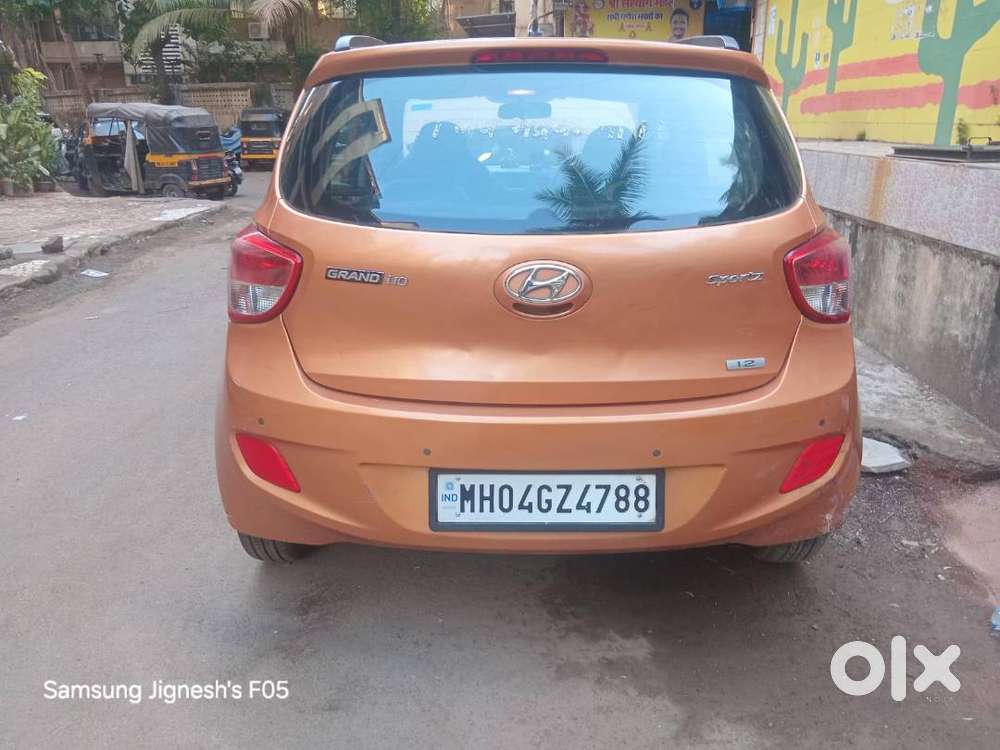 Hyundai Grand I10 1.2 Kappa Vtvt Sportz At Model Orange Colour