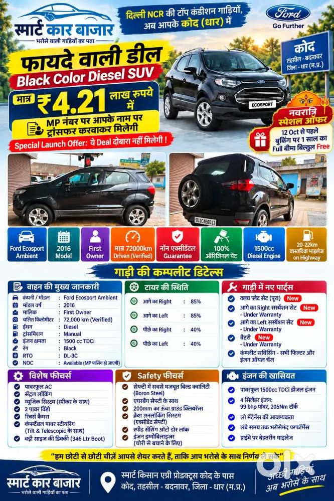 Best Deal | Ecosport Diesel Car
