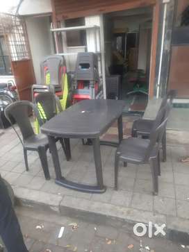 Olx table deals chair near me