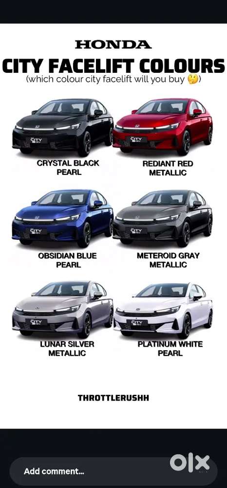 Honda City Zx 2026