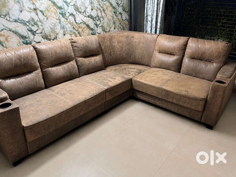 6 Seater Sofa Set, L shape sofa