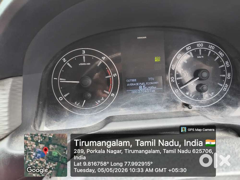 Toyota Innova Crysta 2018 With 270km Driven