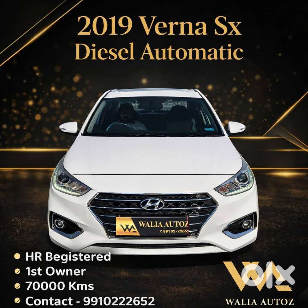 Hyundai Verna 1.5 Sx Diesel At, 2019, Diesel