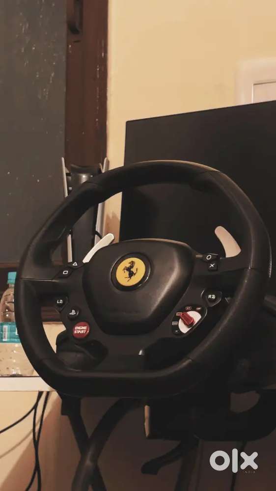 Thrustmaster T80 Ferrari 488 GTB Racing Wheel + Pedals | PS5/PS4/PC