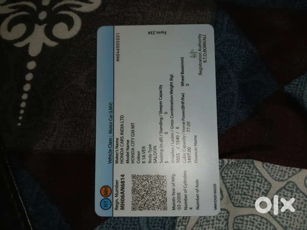 2008 To 2028 Valid 17000 Fine Jo Gadi Lenge Wo Bharenge