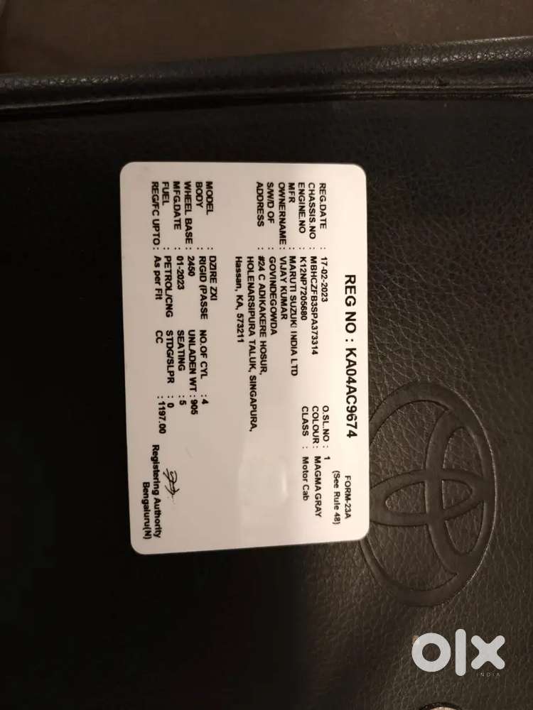 Maruti Suzuki Dzire 2023 Cng & Hybrids Good Condition