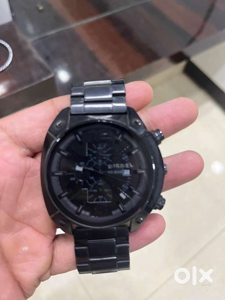Diesel Chronograph Black Over sized dial Men's Watch - Men in