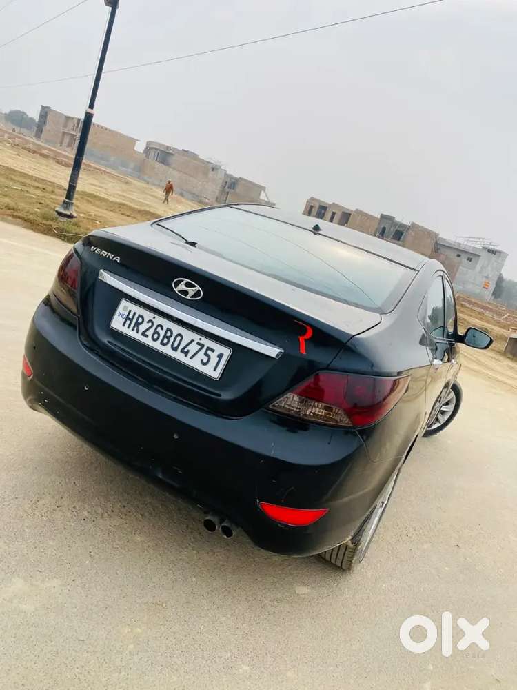 Hyundai Fluidic Verna 2012 Petrol Well Maintained Black Verna