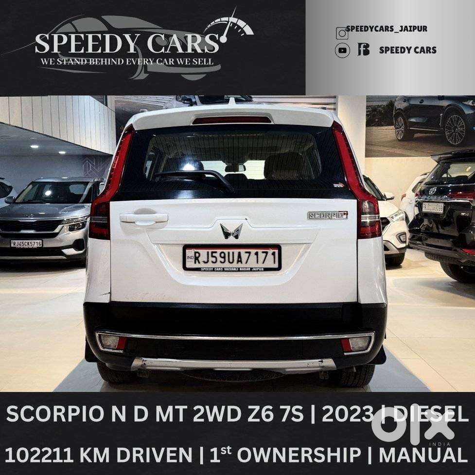 Mahindra Scorpio N Z6 Diesel Mt 2wd 7 Str, 2023, Diesel