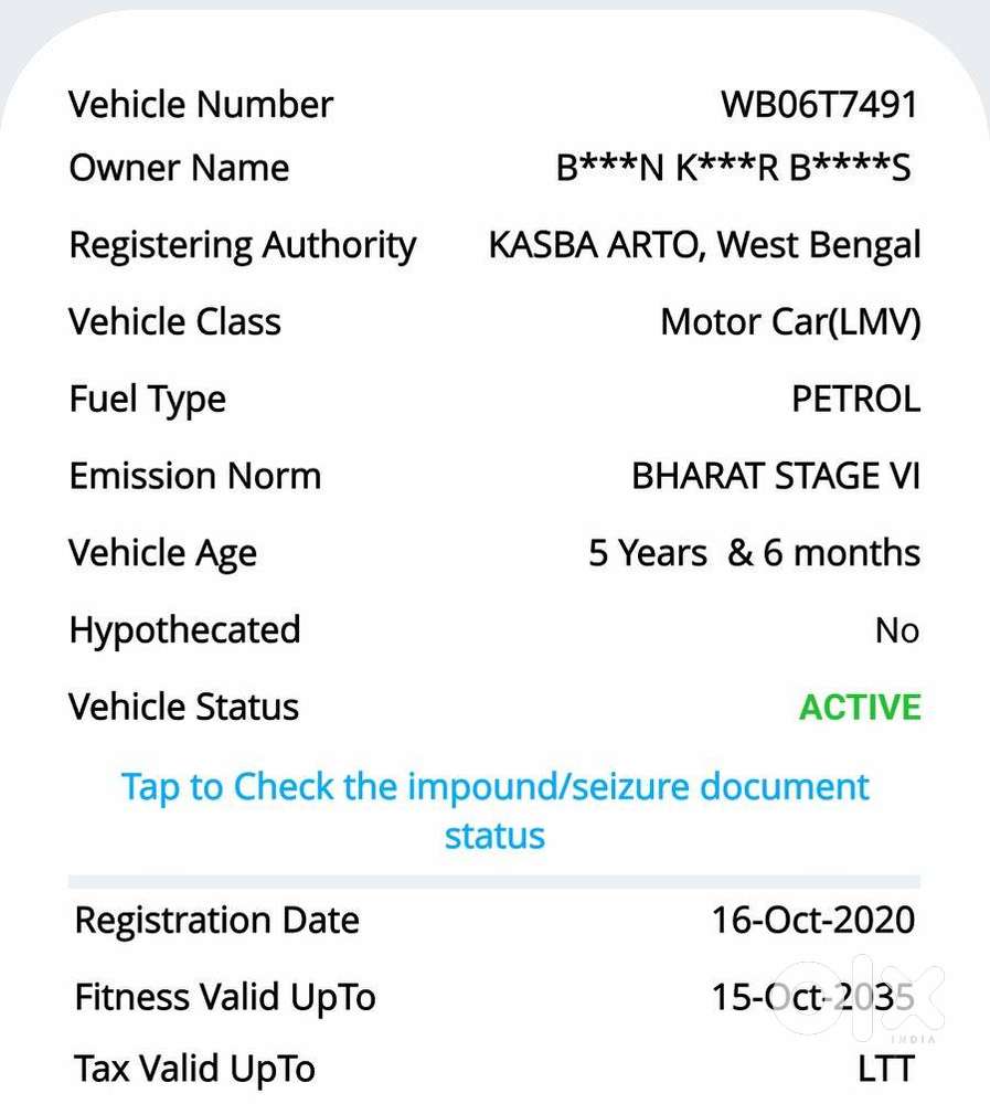 Renault Kwid 1.0 Rxl (o), 2020, Petrol