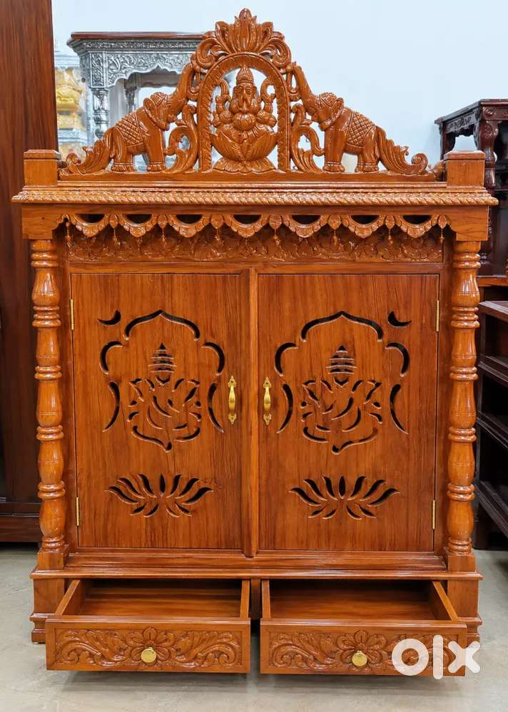 Wooden Pooja Mandir / Home Temple &ndash; Good Condition