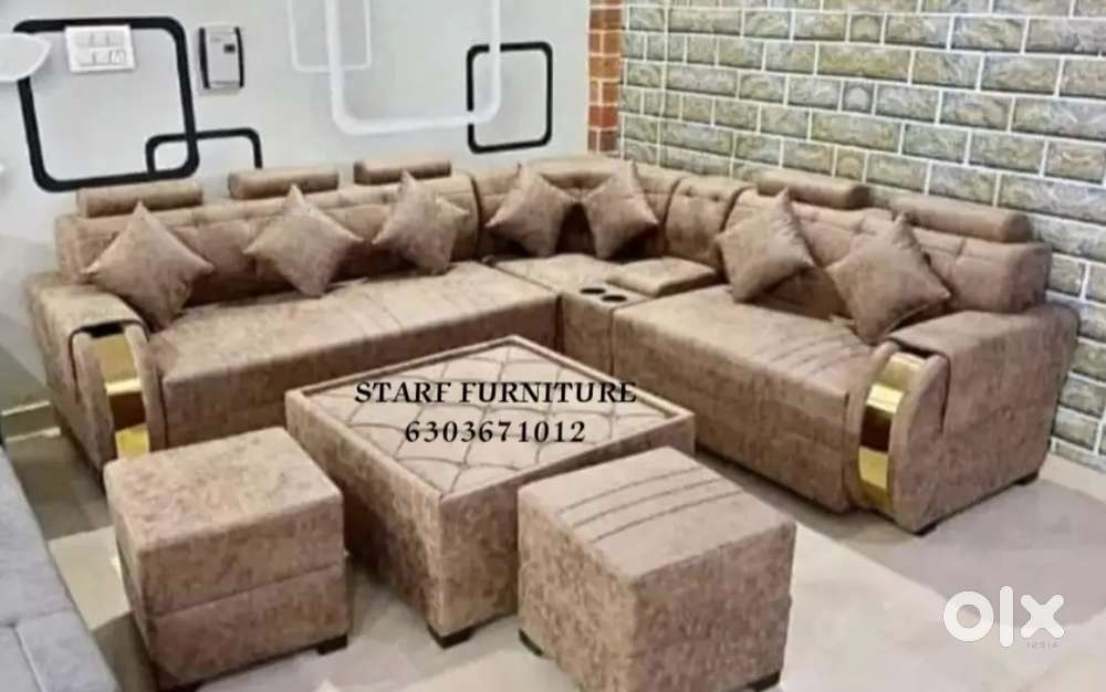 L Shape Sofa set with affordable price in Starf Furniture Sofa