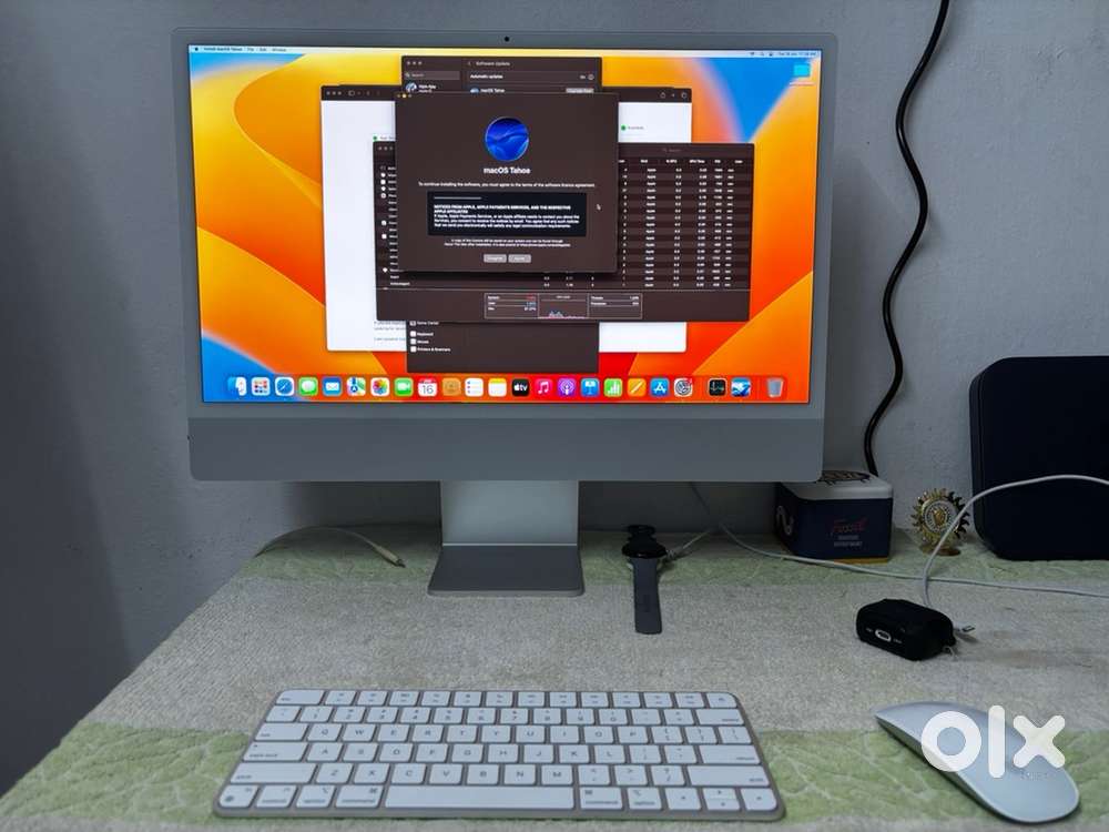 imac M1 full box like new condition pess used