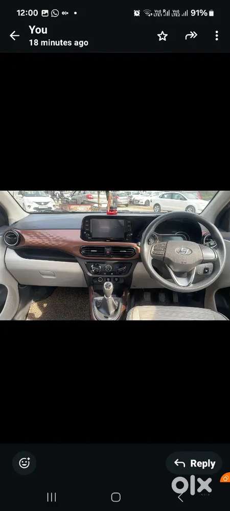 Hyundai Aura 2022 Cng & Hybrids 52500 Km Driven Well Condition