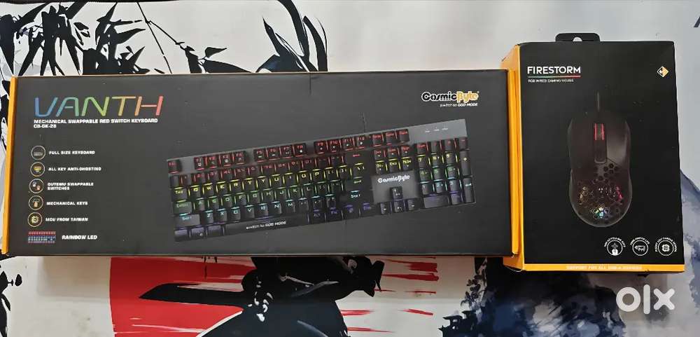 Cosmic Byte Vanth Keyboard + Firestorm Mouse Combo