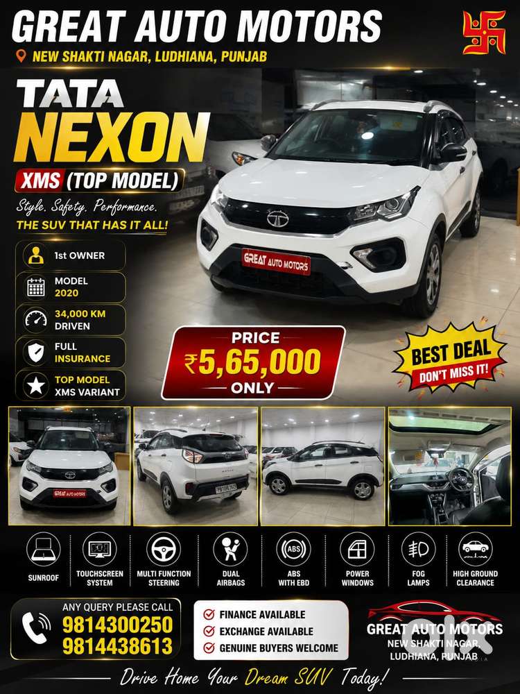 Tata Nexon 1.5 Revotorq Xt, 2020, Petrol