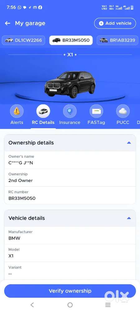 Bmw X1 Diesel 2014 With Sunroof And Vip Bihar Number Plate 5050