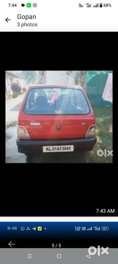 2008 Maruti Suzuki 800 Petrol Manual