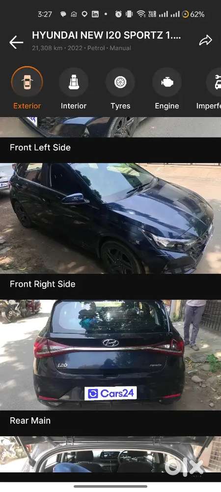 Hyundai New I20 2022 Petrol 21500 Km Driven