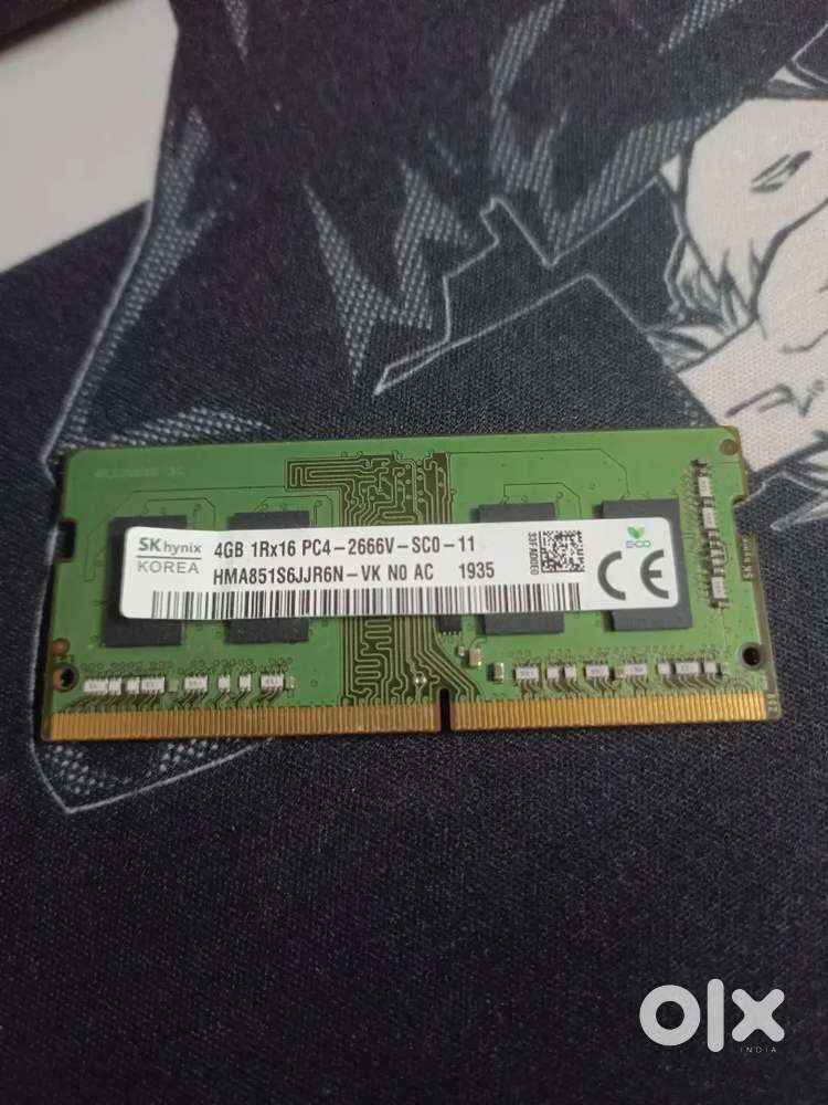 SK Hynix 4GB DDR4 2666MHz SODIMM laptop Ram