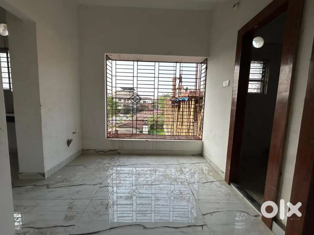 At Hatigaon 2Bhk Brand new Ready to move flat for sale