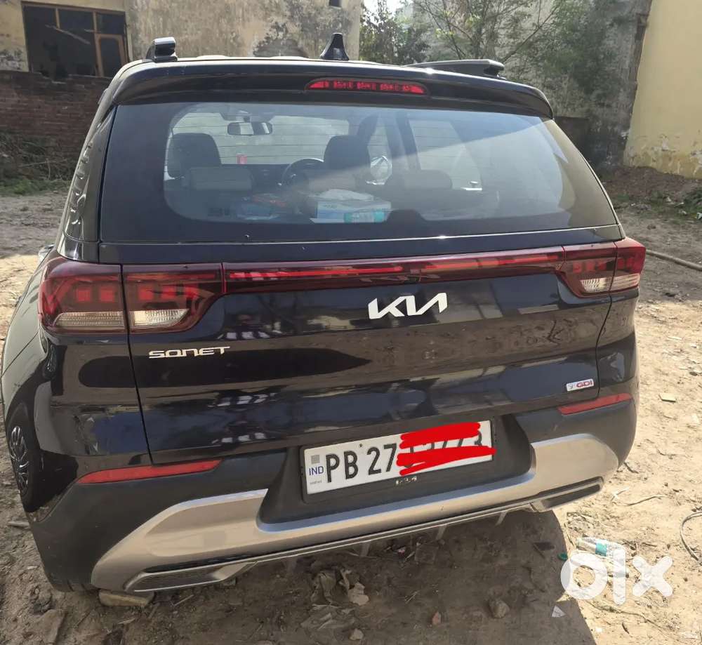 Kia Sonet Petrol G1.0t 7dct Htx At 2023 Variant (imperial Blue )